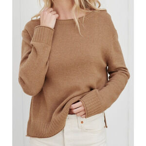 Jenni Kayne Tan Crew Neck Sweater